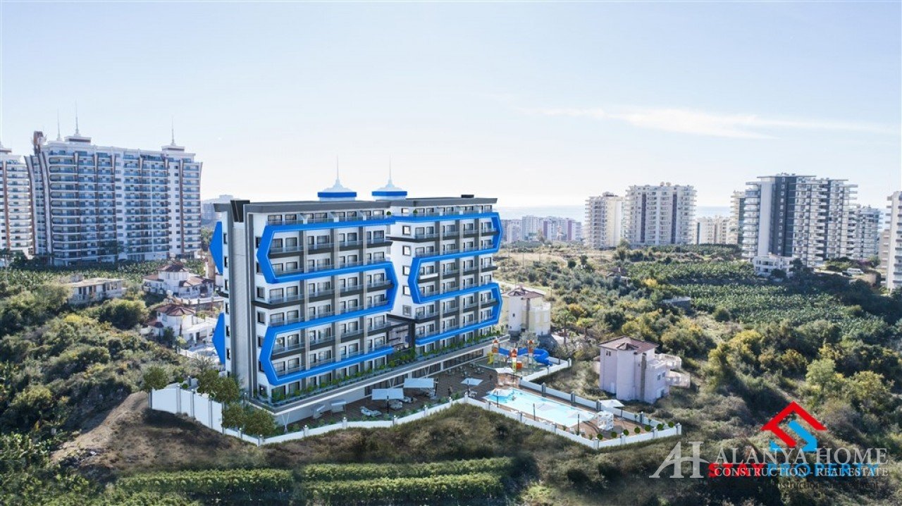 Exodus Residence Махмутлар Алания Анталия Түркияда теңіз көрінісі бар теңіздің жанында құрылыс салуш